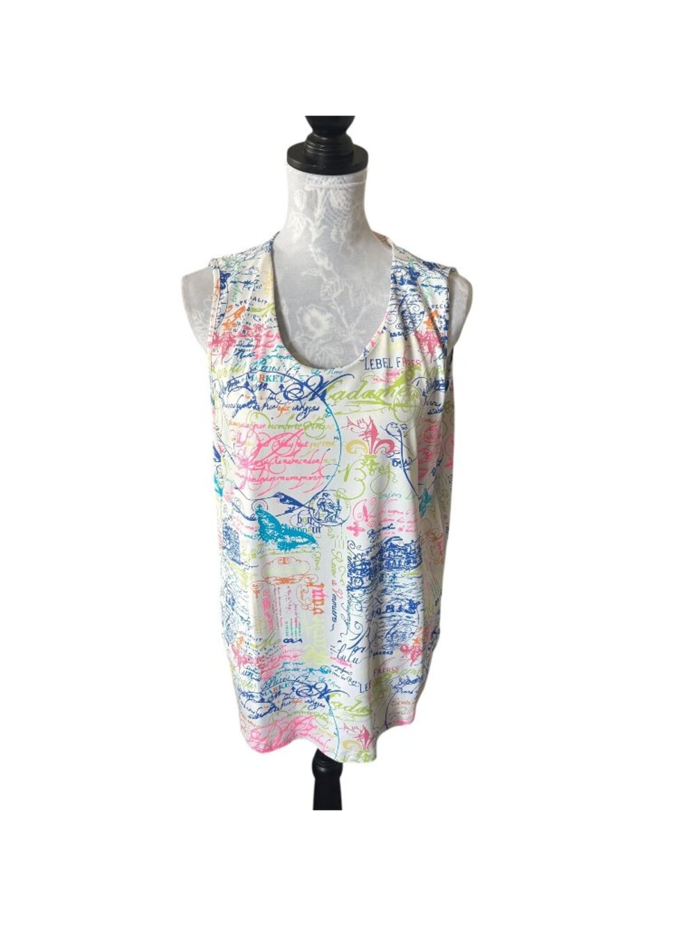 Lulu-B Womens UPF 50+ Sleeveless Top Shirt Golf Athletic XLarge